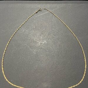 18” “Sterling” Braided Necklace Jewelry